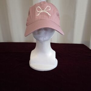 Pink Bow Kids Cap
